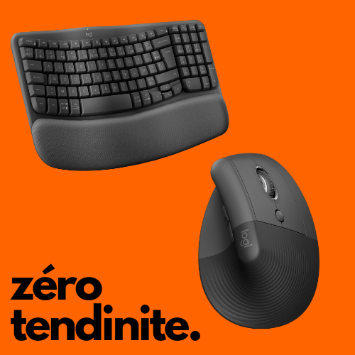 souris et clavier ergonomique logitech